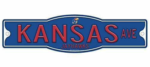 Kansas Jayhawks 4" x 17" Street Sign NCAA