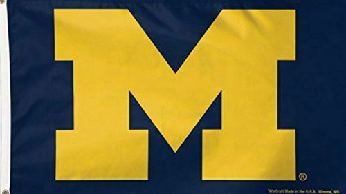 WinCraft NCAA University of Michigan 02095115 Deluxe Flag, 3' x 5'