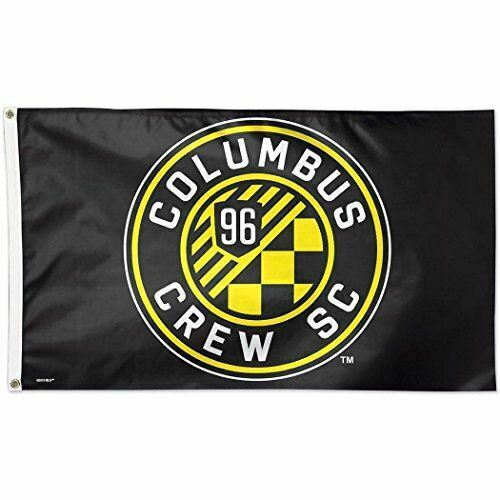 WinCraft Soccer Columbus Crew SC 06960115 Deluxe Flag, 3' x 5'