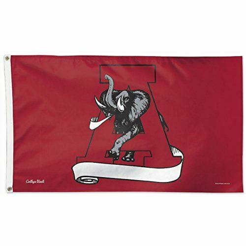 WinCraft Alabama Crimson Tide Flag 3x5 Throwback Big Al Logo Grommets Reinforced