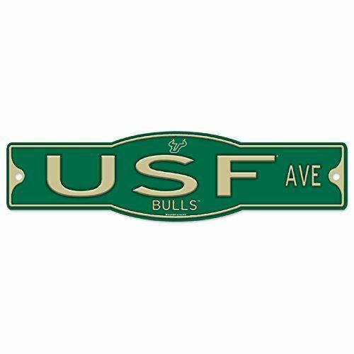 USF University of South Florida 4" x 17" Plastic Street Sign NCAA