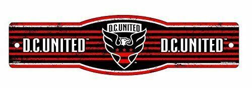 DC United FC MLS 4"x17" Plastic Street Sign