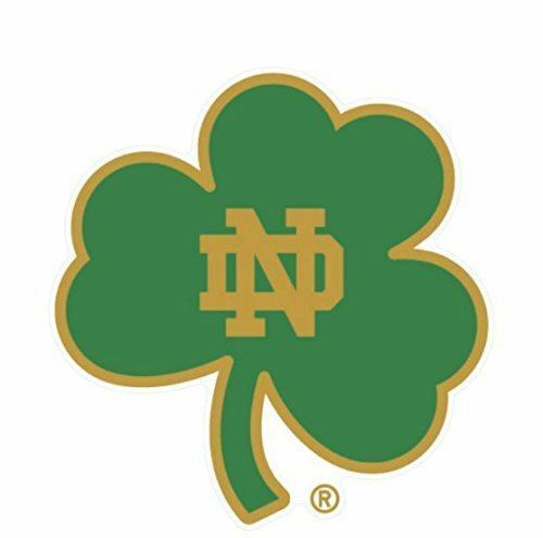 WinCraft Notre Dame Fighting Irish Shamrock 4"x4" Die Cut Decal - Green