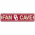 WinCraft Oklahoma Sooners Plastic Fan Cave Sign 4" x 17" Street Sign NCAA