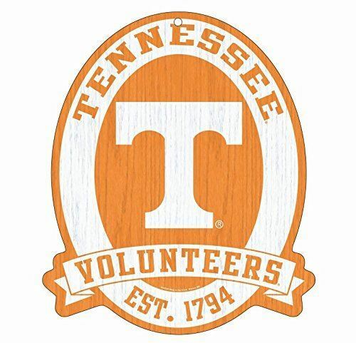 TENNESSEE Volunteers Wood Street Sign 11" x 13" - NCAA