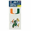 Miami Hurricanes Logo Perfect Cut Decal 4 x 8 2 pack (Colored)