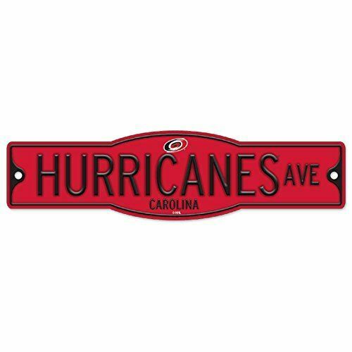 Carolina Hurricanes 4" x 17" Plastic Street Sign NHL