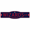 Washington Wizards 4&quot; x 17&quot; Plastic Street Sign NBA