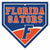 Florida Gators 9.25" x 9.25" Home Plate Plastic Street Sign