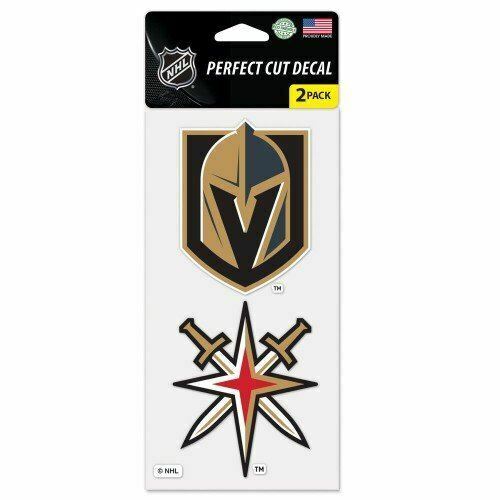 Flags Unlimited Vegas Golden Knights NHL Perfect Cut Decal - 2 Pack from