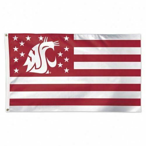 Wincraft Washington State Cougars NCAA American Flag 3 x 5 Foot