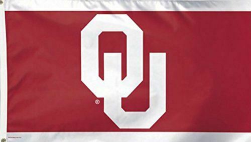 WinCraft NCAA University of Oklahoma 14550115 Deluxe Flag, 3' x 5'