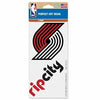 WinCraft NBA Portland Trail Blazers Perfect Cut Decal (Set of 2), 4&quot; x 4&quot;