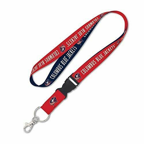 Wincraft NHL Columbus Blue Jackets Lanyard with Detachable Buckle, 3/4"