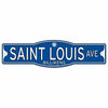 WinCraft Saint Louis Billikens 4&quot; x 17&quot; Plastic Street Sign NCAA