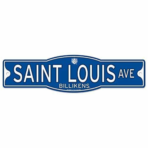 WinCraft Saint Louis Billikens 4" x 17" Plastic Street Sign NCAA