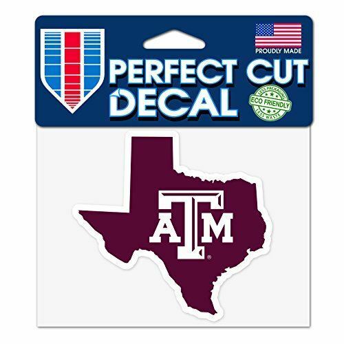 Texas A&M Aggies 4"x5" Perfect Cut State Decal