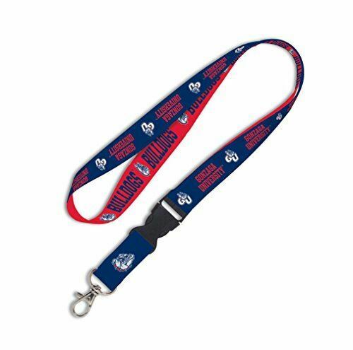 Wincraft NCAA Gonzaga University 81529012 Lanyard with Detachable Buckle, 3/4"