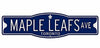 Toronto Maple Leafs 4&quot; x 17&quot; Plastic Street Sign NHL