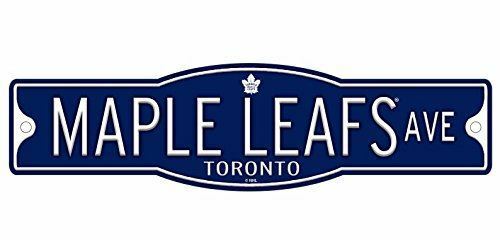 Toronto Maple Leafs 4" x 17" Plastic Street Sign NHL