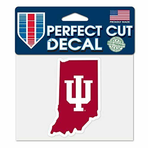WinCraft Indiana Hoosiers NCAA 4"x5" Perfect Cut State Decal