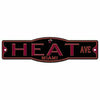 Miami Heat Basketball Plastic 4 x 17 Street Sign