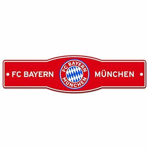 WinCraft FC Bayern Munchen 4" x 17" Street Sign Futbol - German Bundesliga
