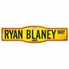 Wincraft Ryan Blaney #12 NASCAR 4&quot;x17&quot; Street Sign