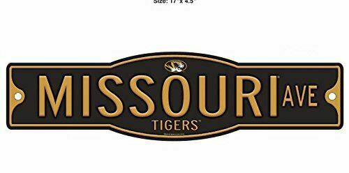 University of Missouri Tigers 4" x 17" Street Sign NCAA