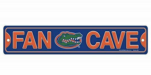 Florida Gators Fan Cave Sign 4" x 19" Street Sign NCAA