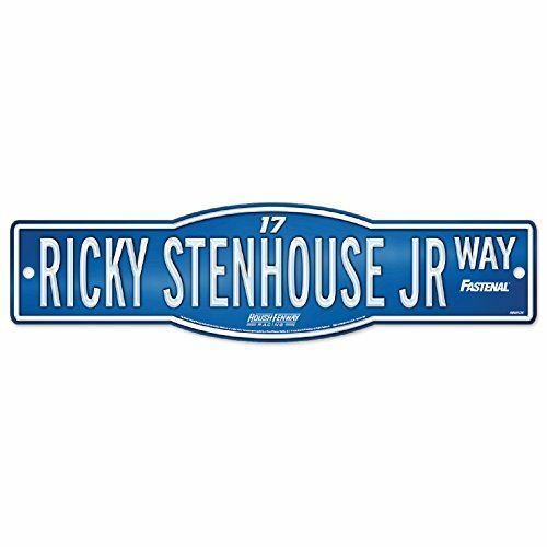 WinCraft Ricky Stenhouse Jr. #17 NASCAR 4"x17" Street Sign