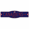 Montreal Canadiens 4&quot; x 17&quot; Plastic Street Sign NHL