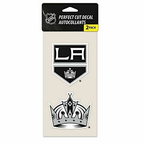 WinCraft NHL Los Angeles Kings Perfect Cut Decal (Set of 2), 4" x 4"