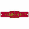 United States Marine Corps USMC Semper Fi Plastic 4 x 17 Street Sign