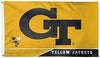 WinCraft NCAA Georgia Tech Deluxe Flag, 3&#39; x 5&#39;