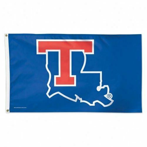 WinCraft NCAA Louisiana Tech University Deluxe Flag, 3' x 5'