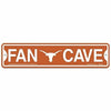 WinCraft Texas Longhorns UT Plastic Fan Cave Sign 4&quot; x 17&quot; Street Sign NCAA