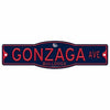 Gonzaga Zags Bulldogs 4&quot; x 17&quot; Plastic Street Sign NCAA