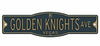 Las Vegas Knights 4&quot; x 17&quot; Plastic Street Sign NHL