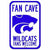 11"x17" Fan Cave Fans Welcome Street Sign Kansas State Wildcats