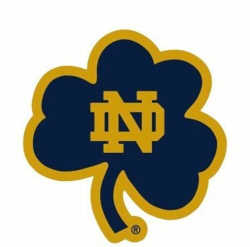 Notre Dame Fighting Irish Shamrock 4" x 4" Perfect Cut Die Cut Decal