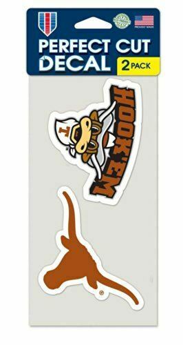 WinCraft Texas Longhorns Set of 2 Die Cut Decals