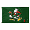 Miami Hurricanes IBIS Sebastian 3 x 5 Foot Flag Deluxe