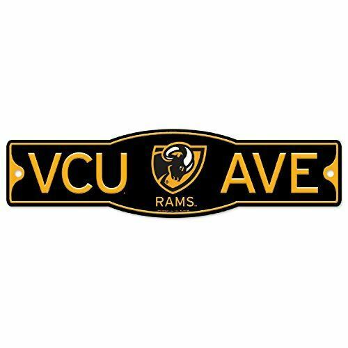 VCU Virginia Commonwealth University 4" x 17" Plastic Street Sign