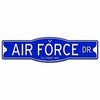 Air Force United States of America Veteran 4&quot; x 17&quot; Plastic Street Sign