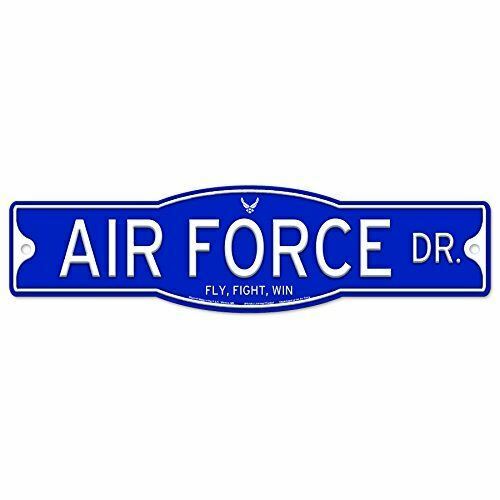 Air Force United States of America Veteran 4" x 17" Plastic Street Sign