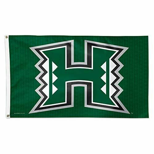 WinCraft NCAA University of Hawaii Deluxe Flag, 3' x 5'