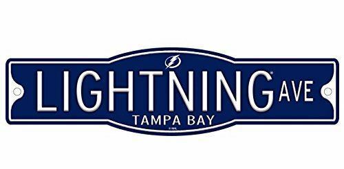 Tampa Bay Lightning 4" x 17" Plastic Street Sign NHL