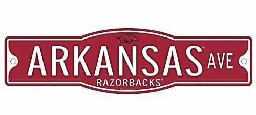 Arkansas Razorbacks 4" x 17" Street Sign NCAA