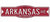 Arkansas Razorbacks 4" x 17" Street Sign NCAA